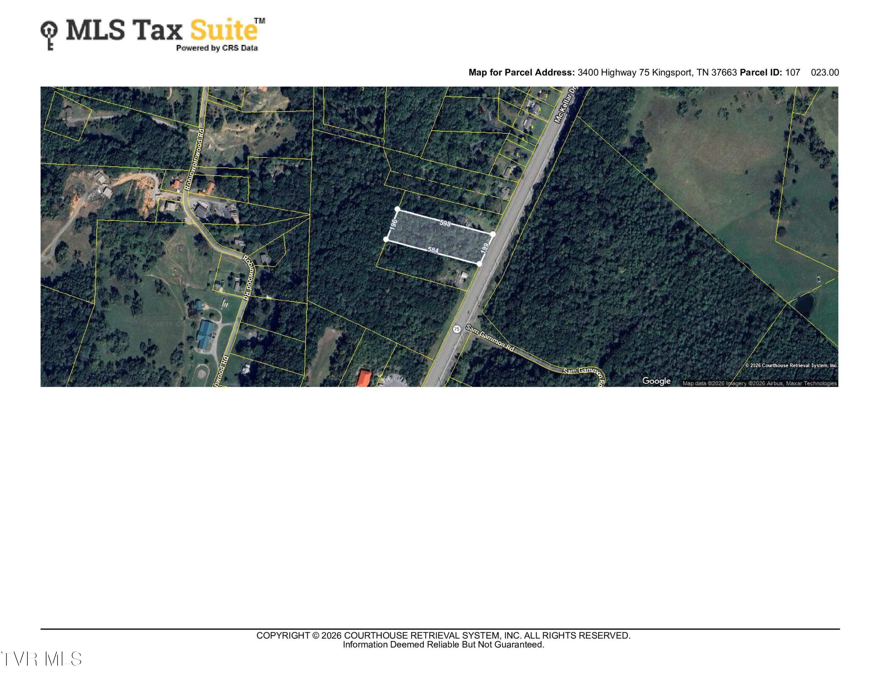 Photo of 2.86 ac commercial sale at 3400 Tennessee  Highway 75
