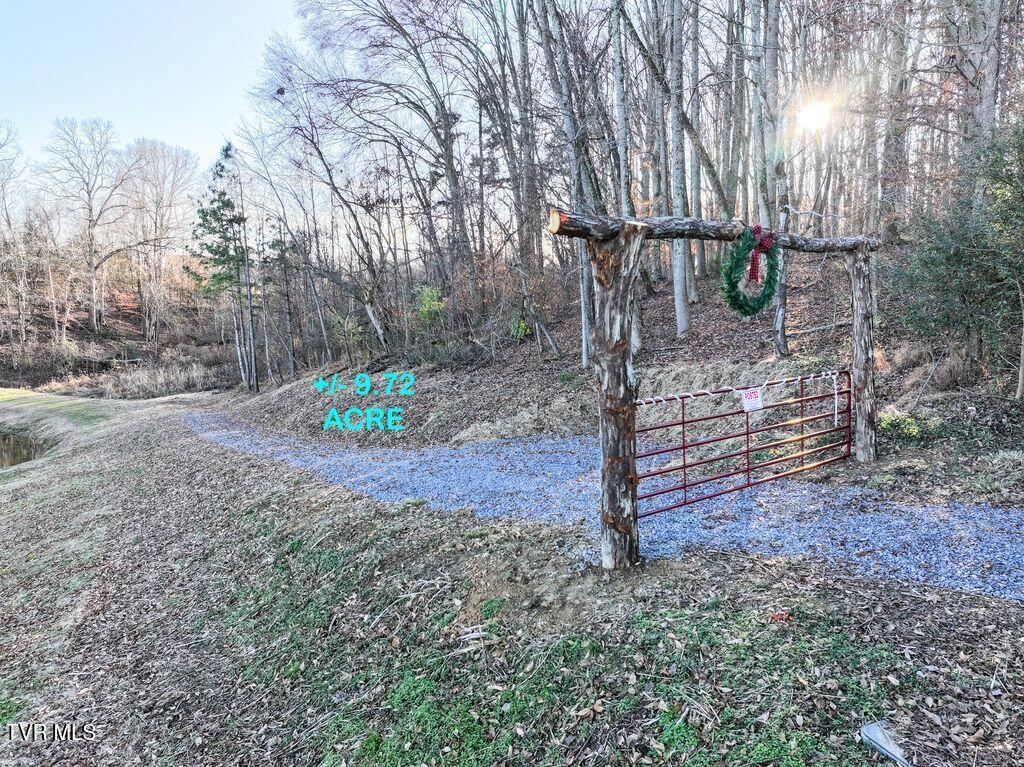 Newly constructed driveway