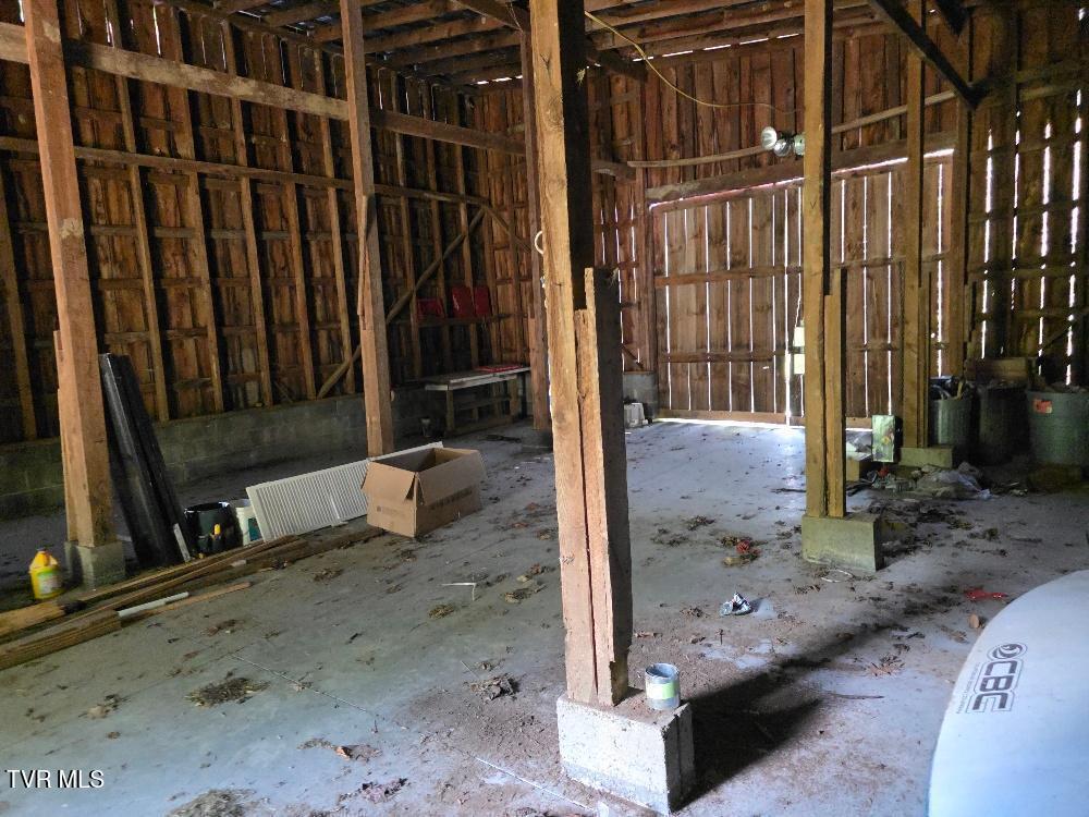 Inside of Barn