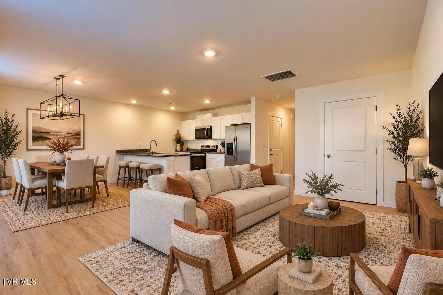 Warm Modern Open-Concept Living Space-2